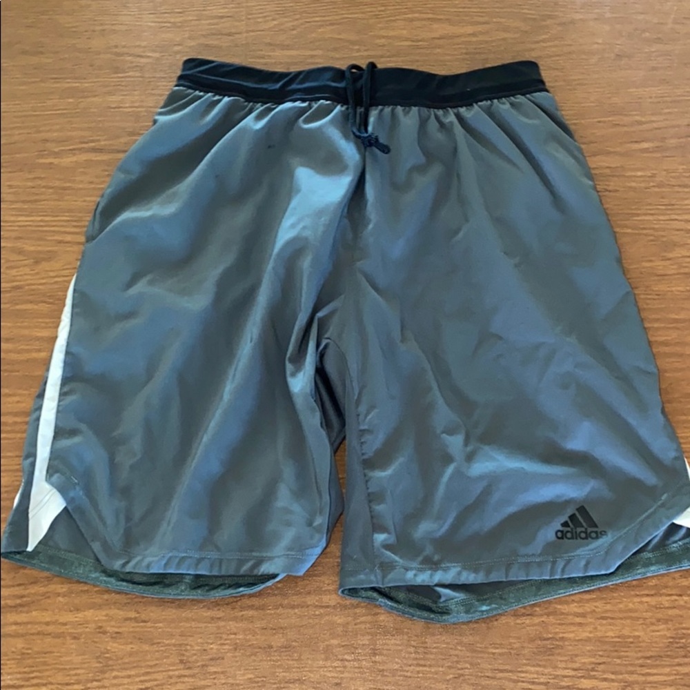 Green Adidas Shorts